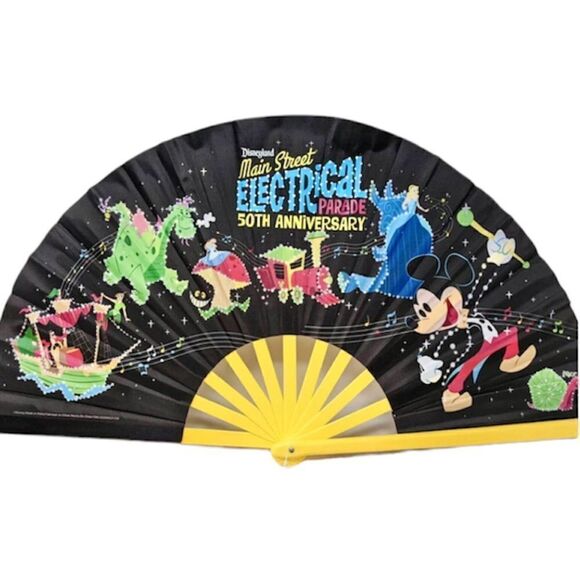 NWT Disney Electric Parade 50th Anniversary Fan - Picture 1 of 3